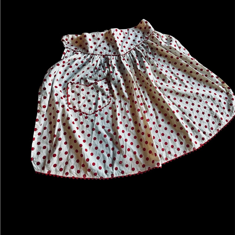 Apron. Vintage.  Red Polka Dot Women's